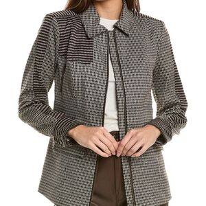 Cabi Women's Baron Houndstooth  Blazer Size Large